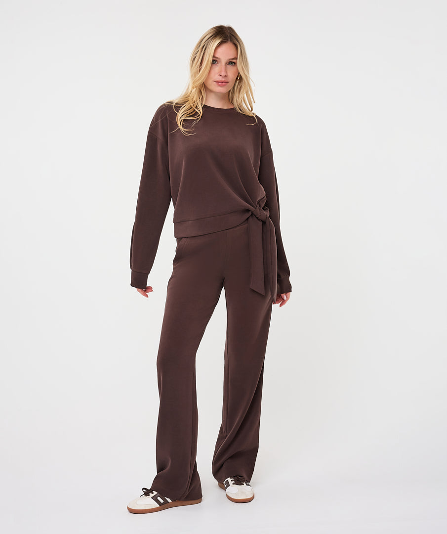 EsQualo Knot Detail Jumper, Cacao