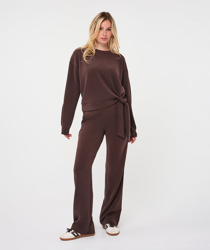 EsQualo Knot Detail Jumper, Cacao