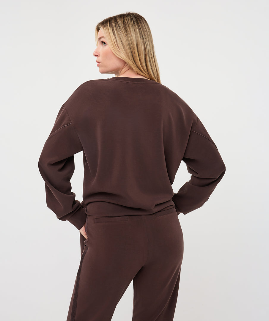 EsQualo Knot Detail Jumper, Cacao