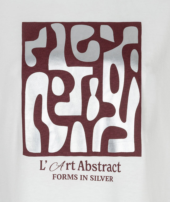 EsQualo 'Forms' T-shirt, Merlot