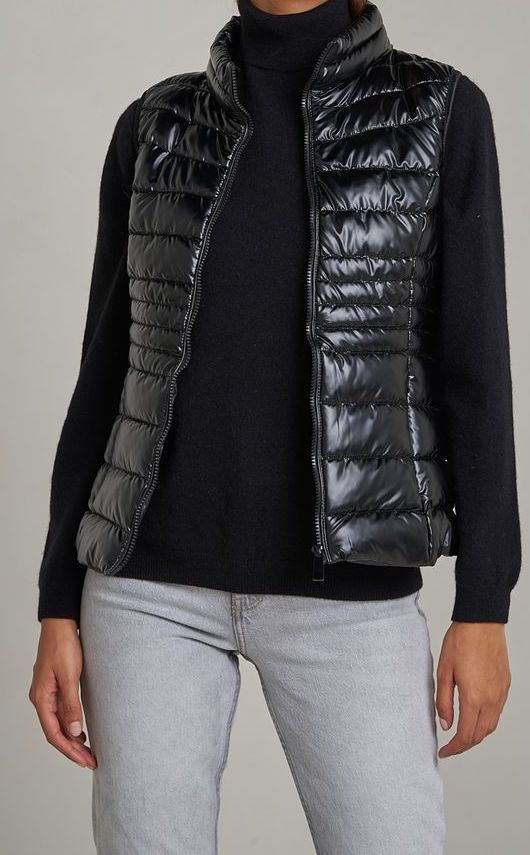 Lightweight Metallic Down Gilet