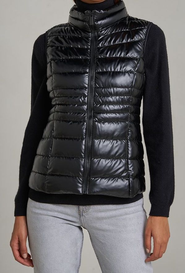 Lightweight Metallic Down Gilet