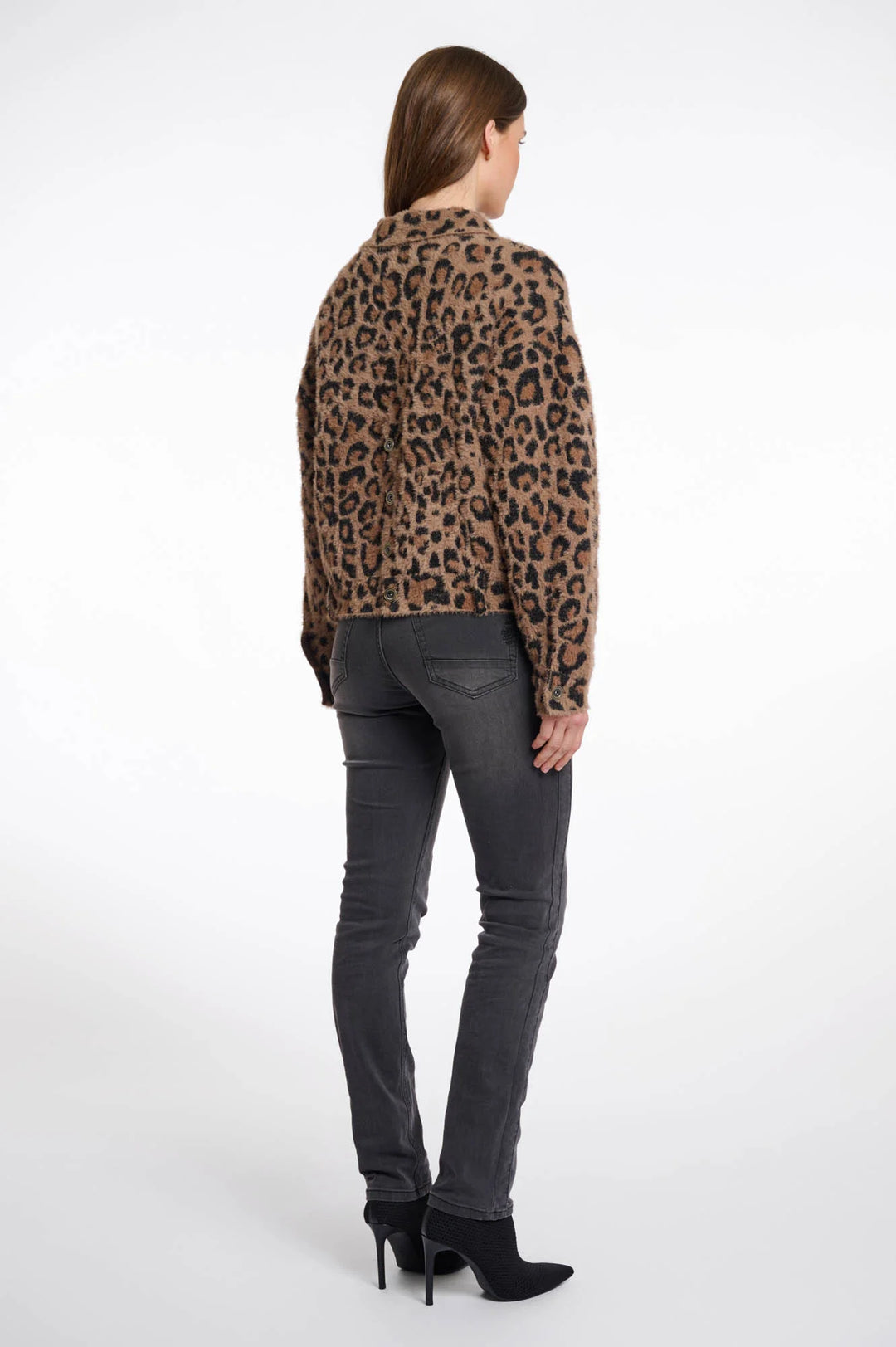 Rino & Pelle Bubbly Boxy Jacket Leopard