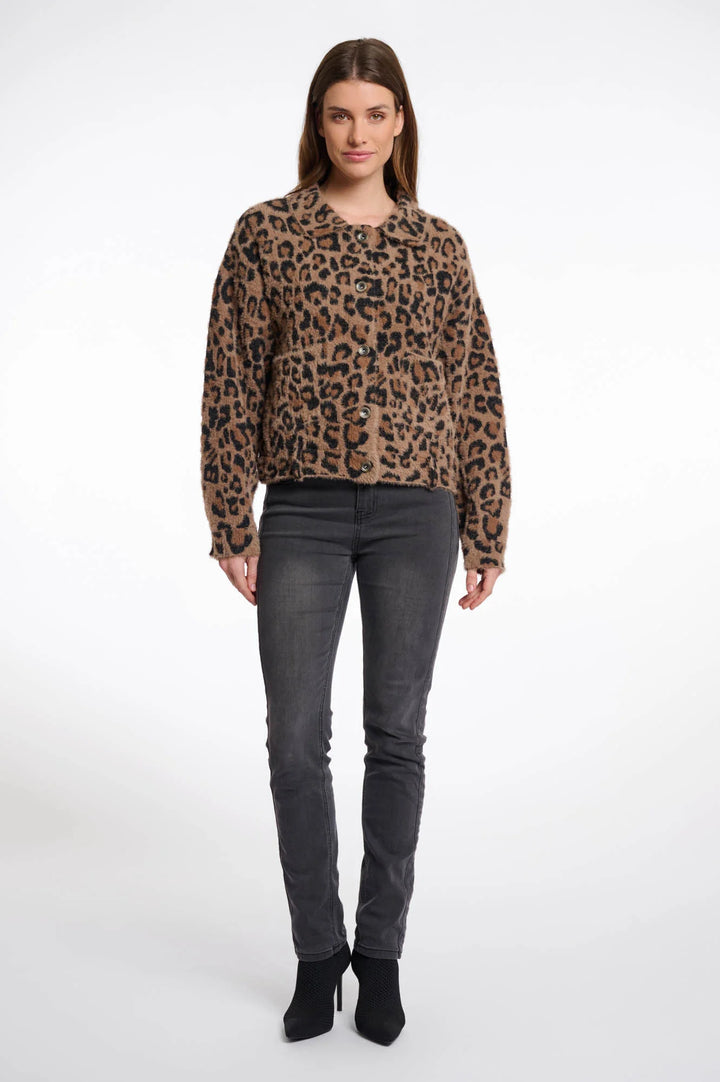 Rino & Pelle Bubbly Boxy Jacket Leopard