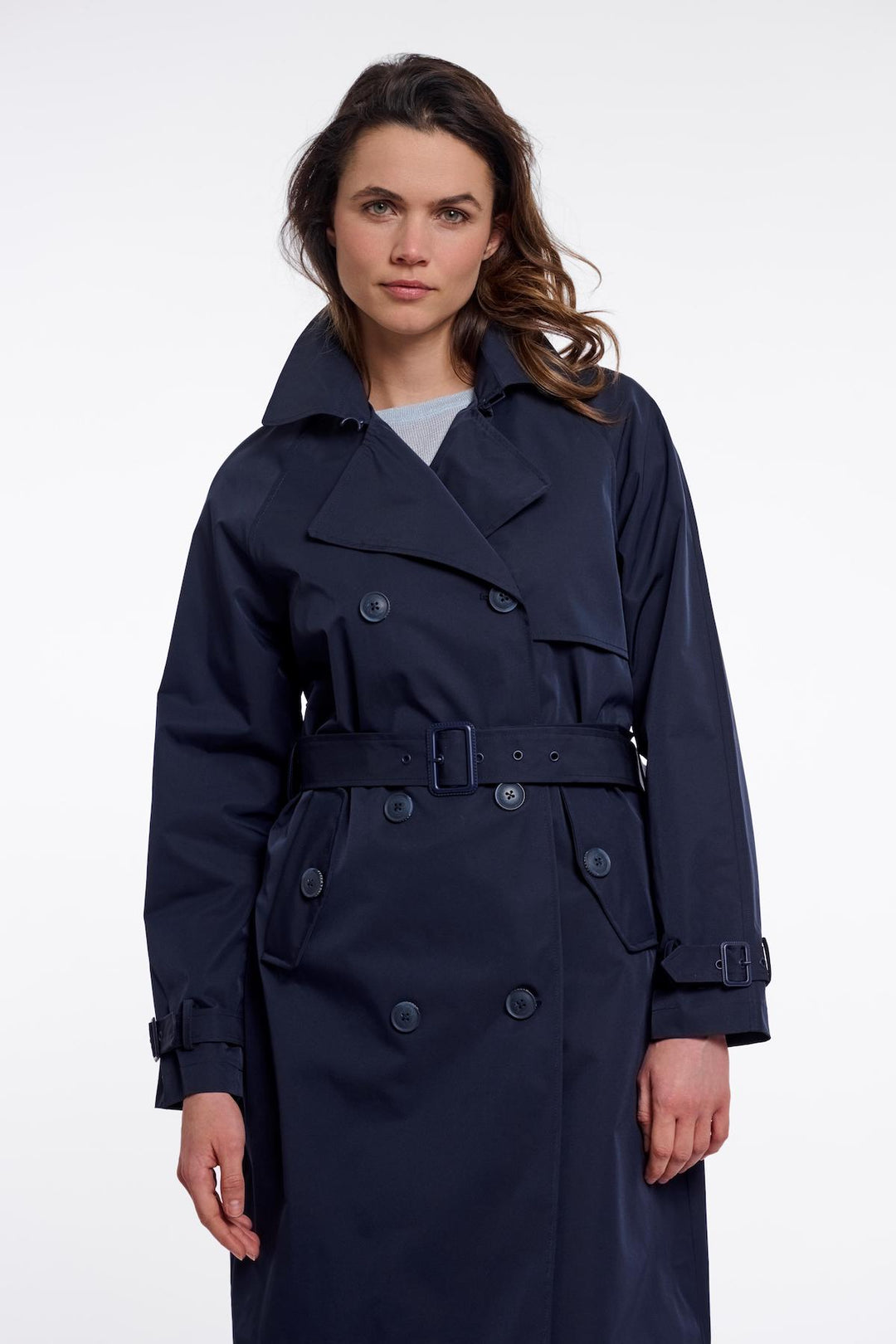 Rino & Pelle Era Navy Double Breasted Coat