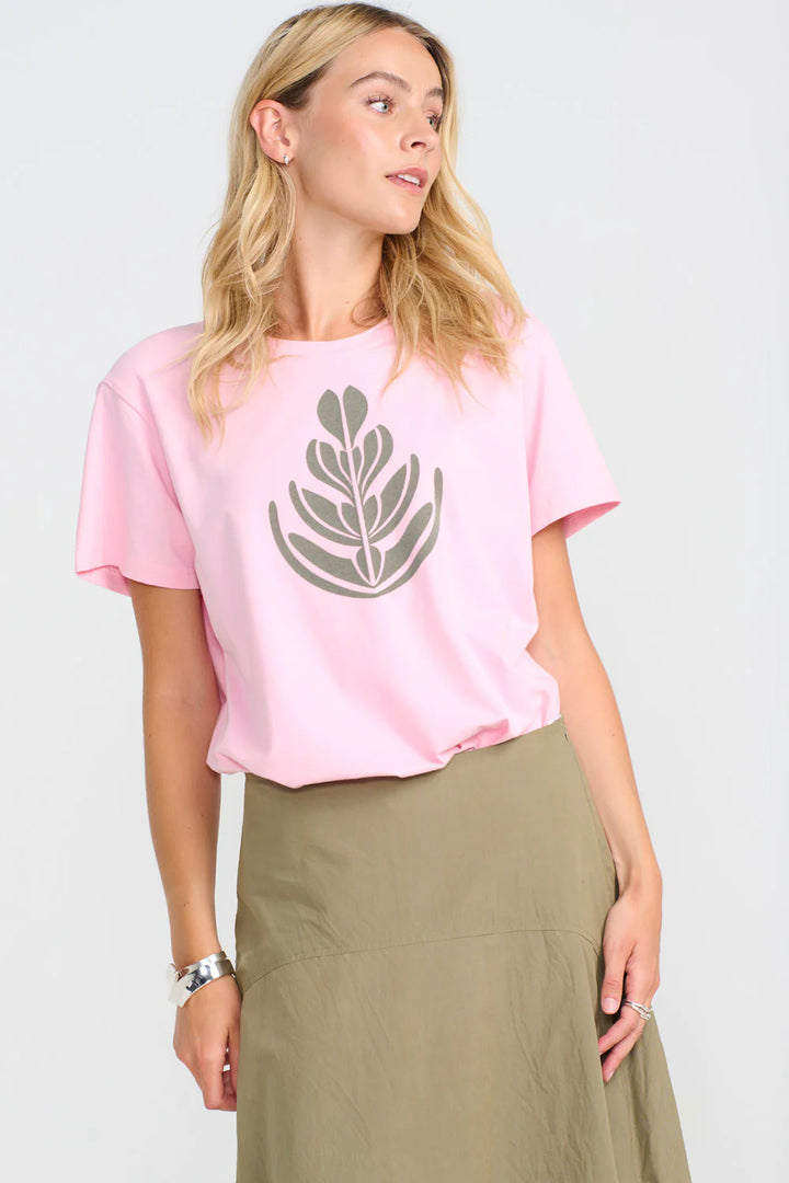 Costamani Pink/Army Florest Top