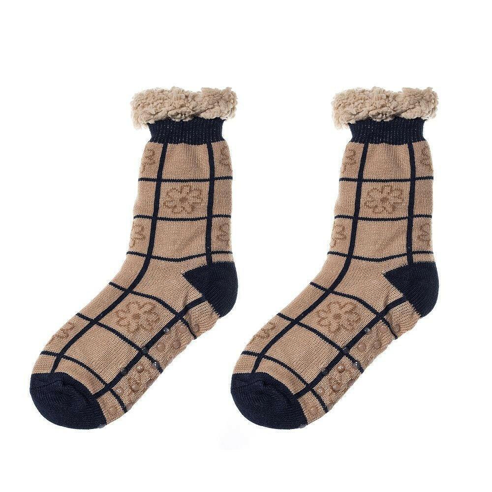 Nordic Flower Thick Fluffy Socks