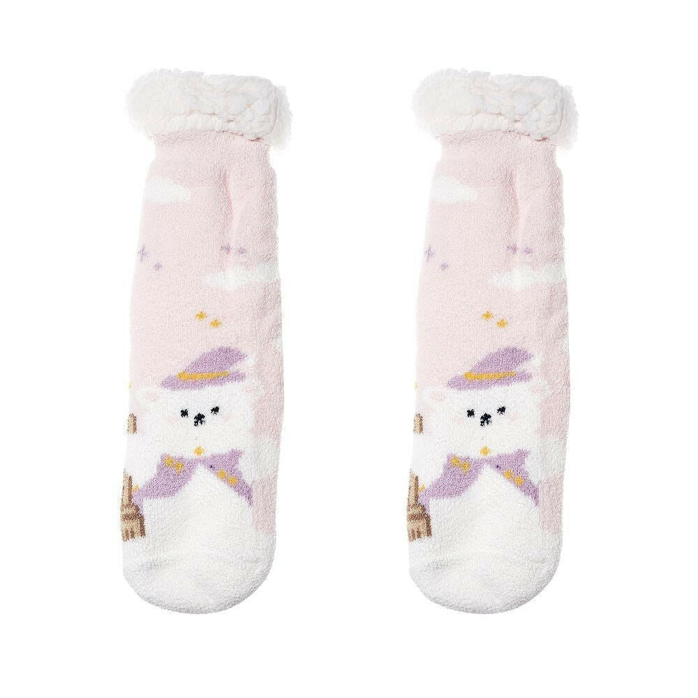 Nordic Character Thick Fluffy Socks