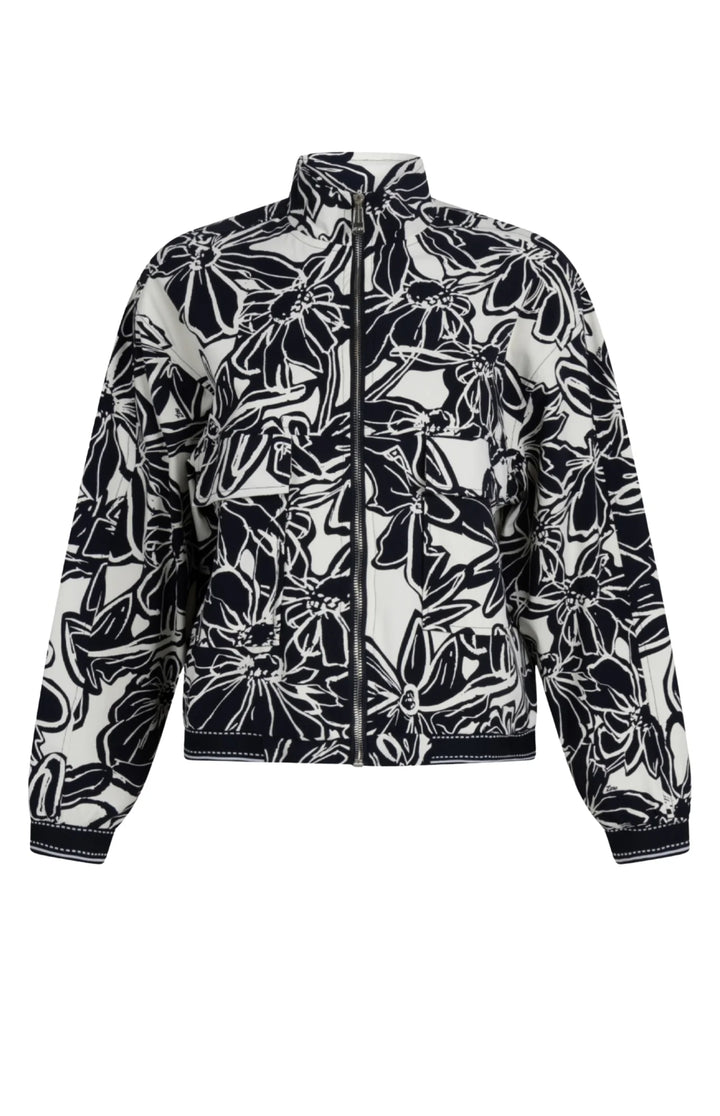 Zoso Jenny Night Blue Print Travel Jacket