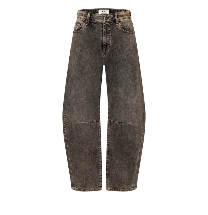 Mac Jeans Dakota Barrel Brown Crincle Wash Jeans