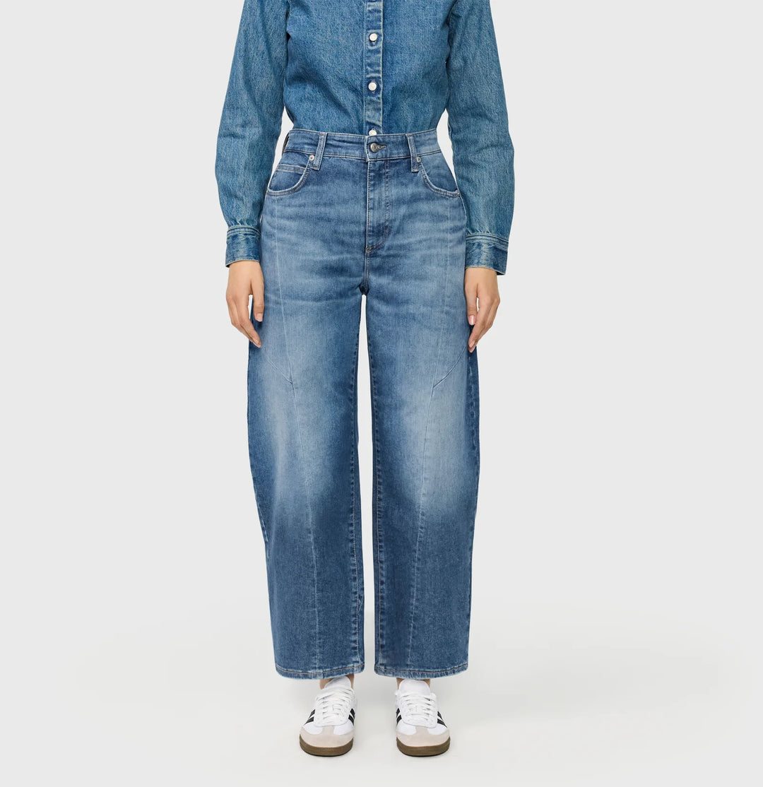Mac Jeans Dakota Barrel Blue Used Wash Jeans