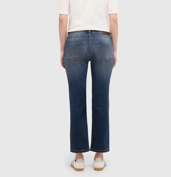 Mac Jeans Carrie Straight Slim Stormy Midblue Jeans