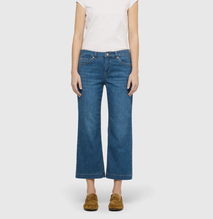 Mac Jeans Culotte Lightweight Basic Blue Stone Denim Jeans