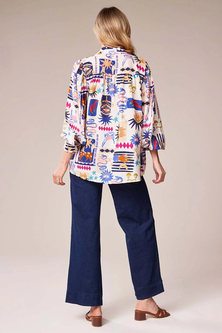 Decollage MC18022S Navy Tribal