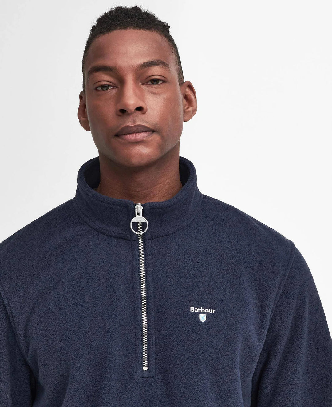 Barbour Essentials Half Zip Fleece, Navy