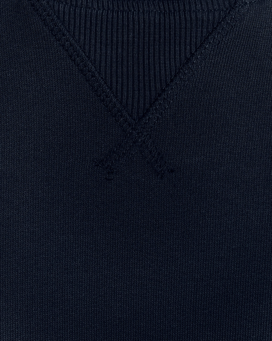 Lyle & Scott Cotton Crew Neck Sweatshirt, Dark Navy