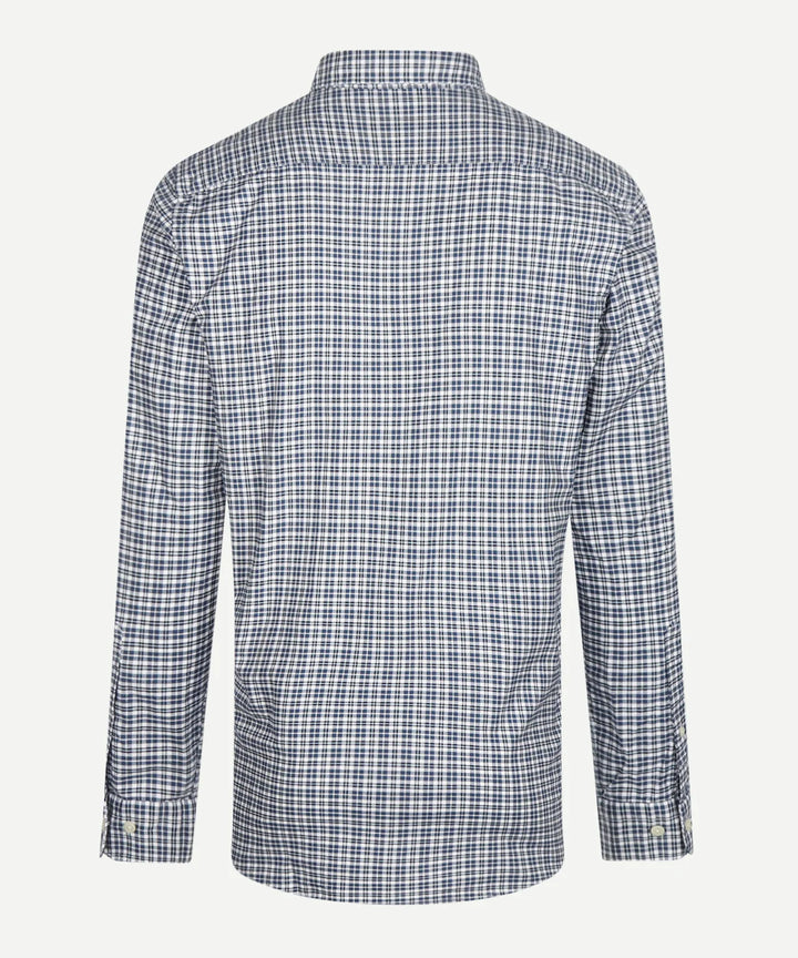 McGregor Stretch Oxford Check Shirt, Navy