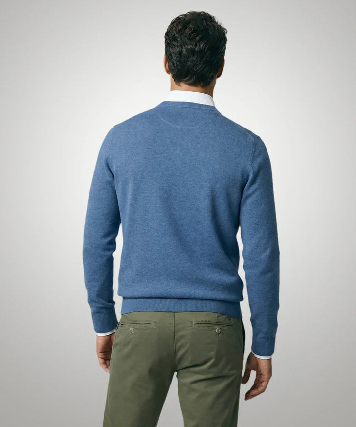 McGregor Vintage Blue Round Neck Sweater