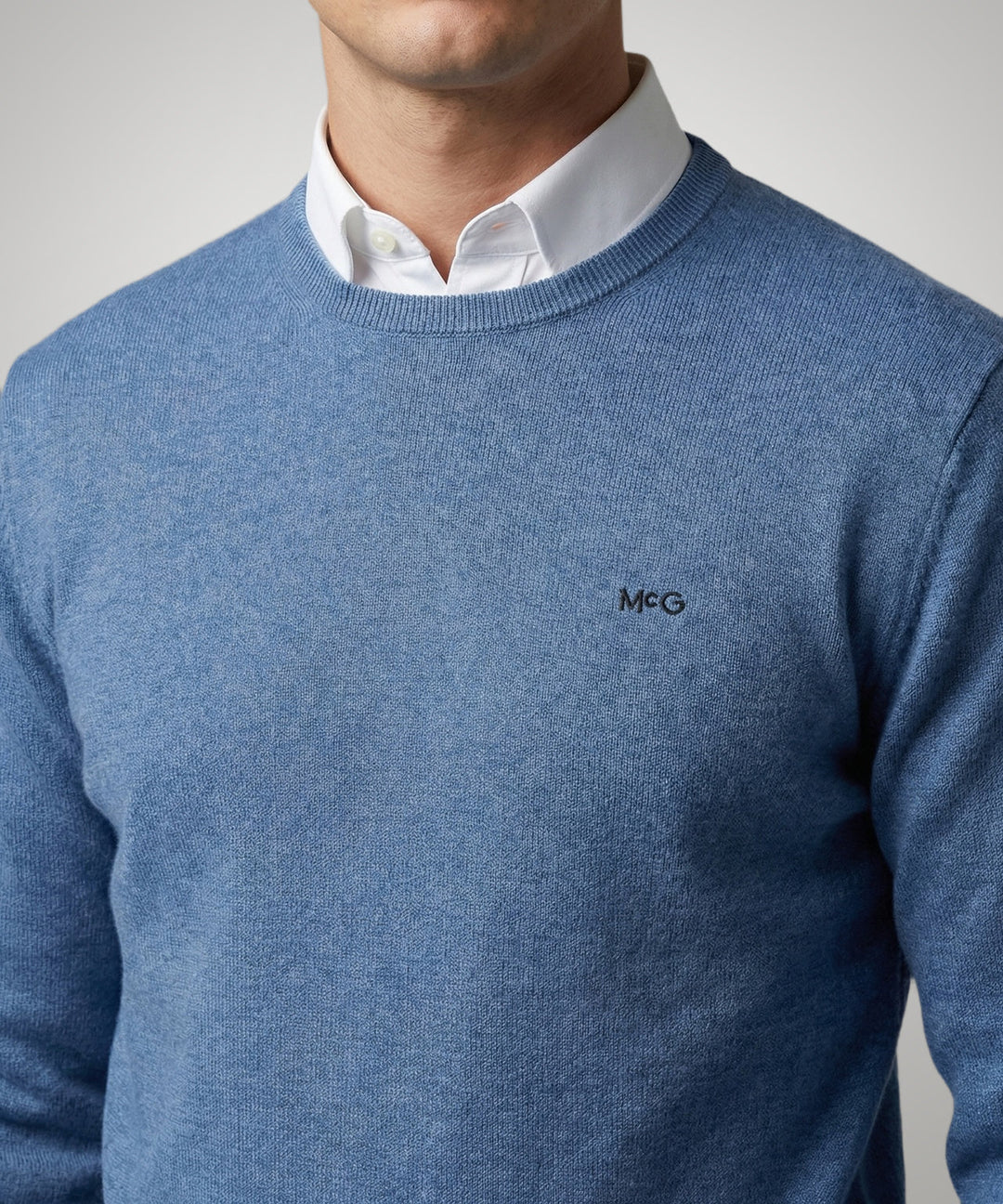 McGregor Vintage Blue Round Neck Sweater