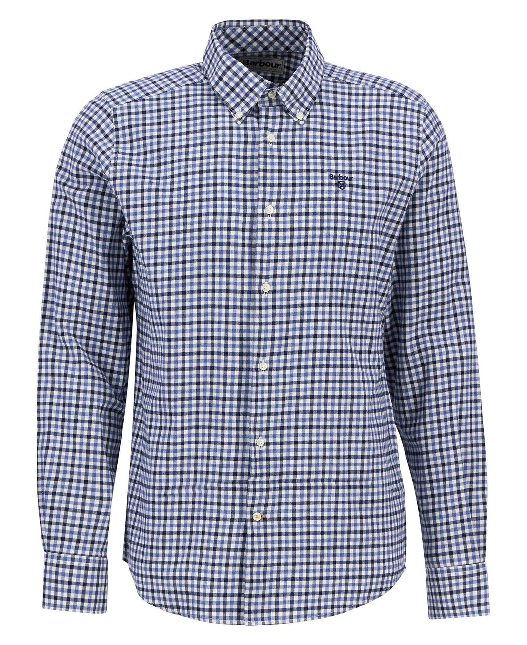Barbour Finkle Tailored Gingham Shirt, Navy