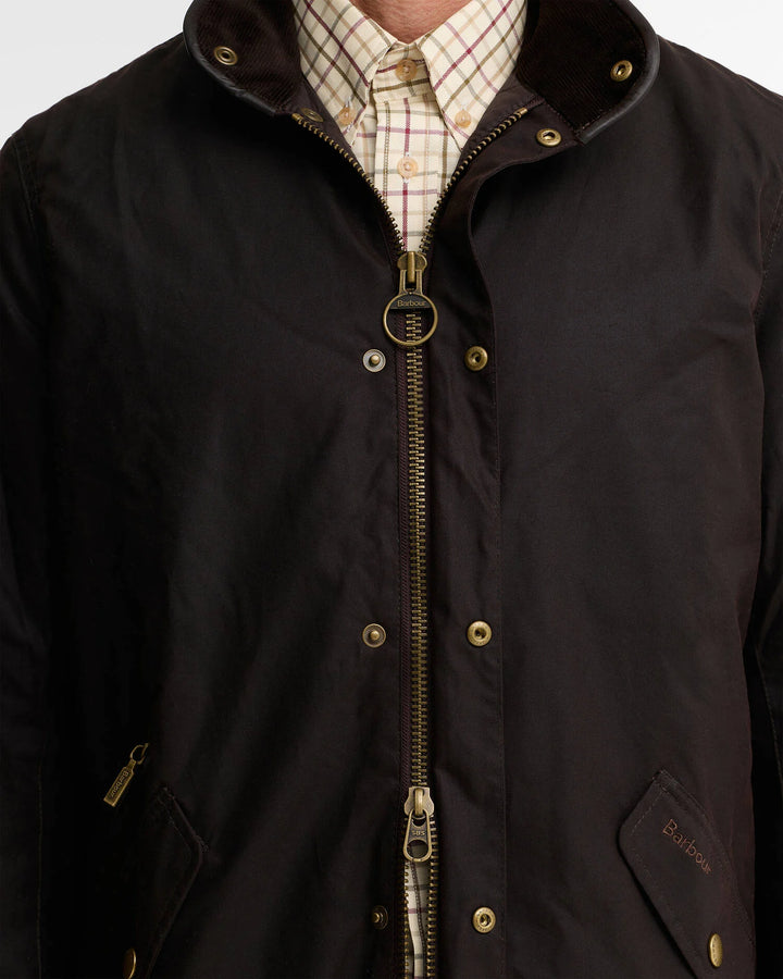Barbour Prestbury Wax Jacket, Rustic
