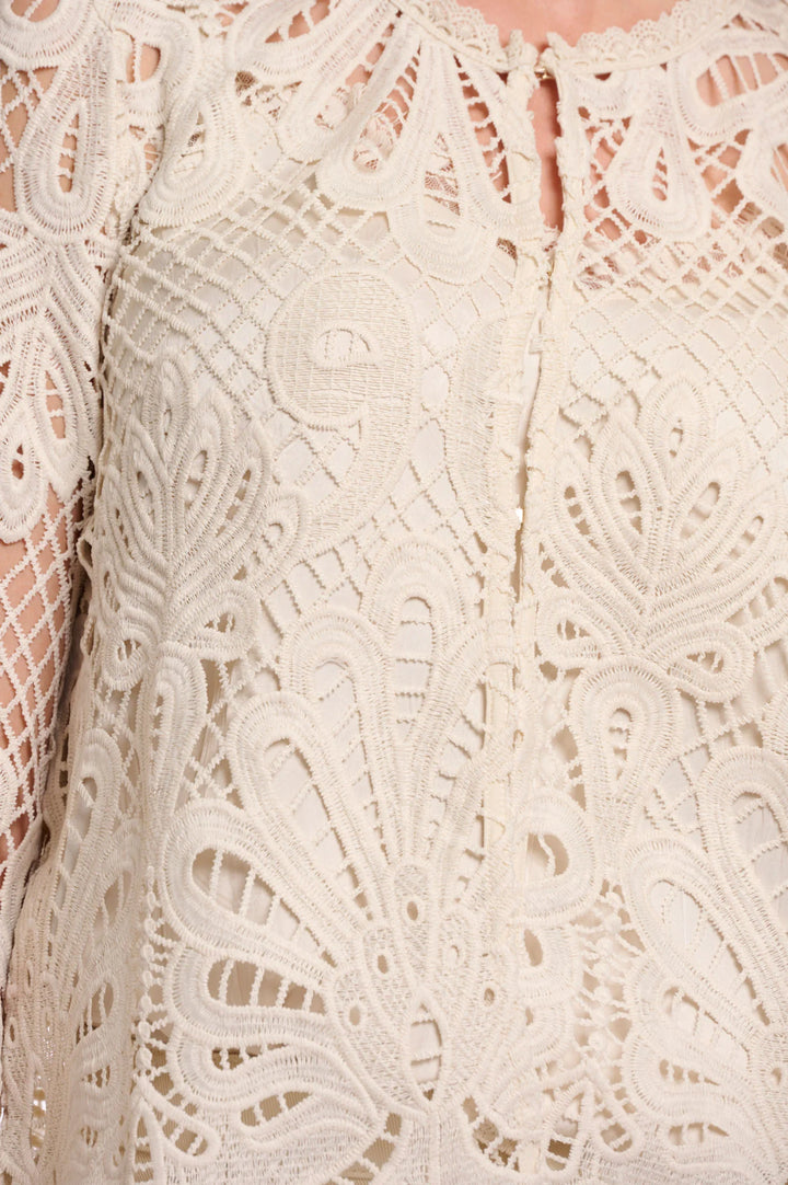 Rino & Pelle Meghan Birch 3/4 Sleeve Bolero Top