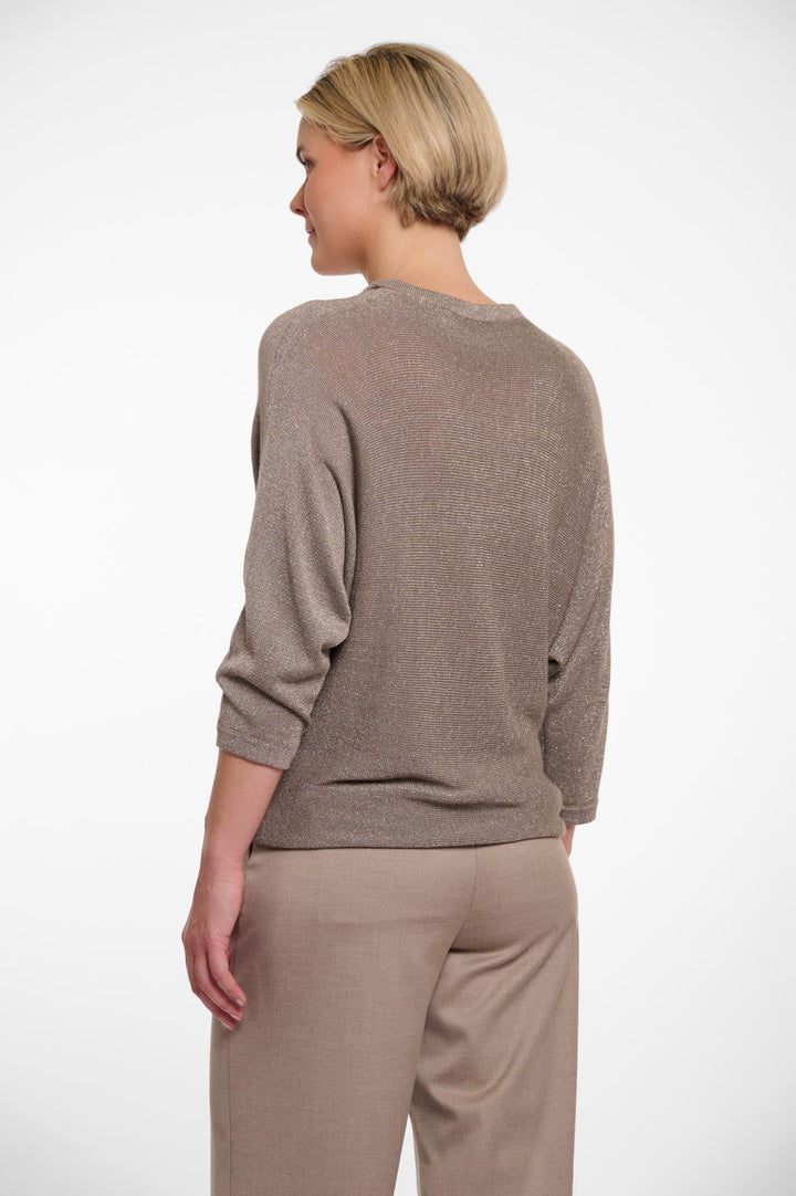 Rino & Pelle Khaki Pullover with Bat Sleeves