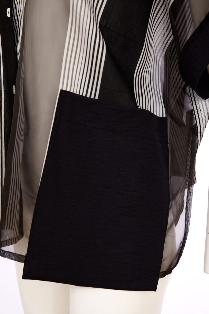 NAYA Stripped Organza Shirt