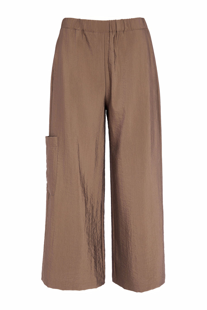 NAYA Taupe Wide Leg Trousers