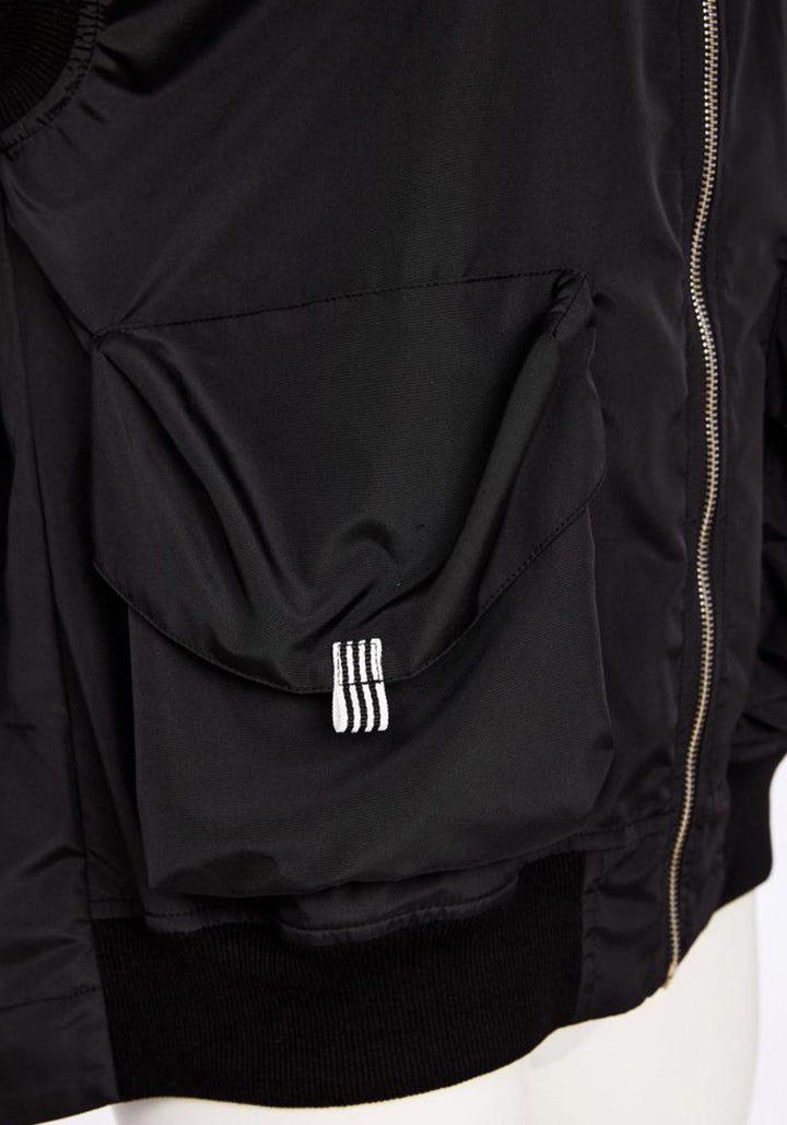 Naya Black High Neck Zip Up Waistcoat