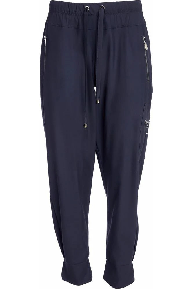 Naya Black Cuff Drawstring Trousers