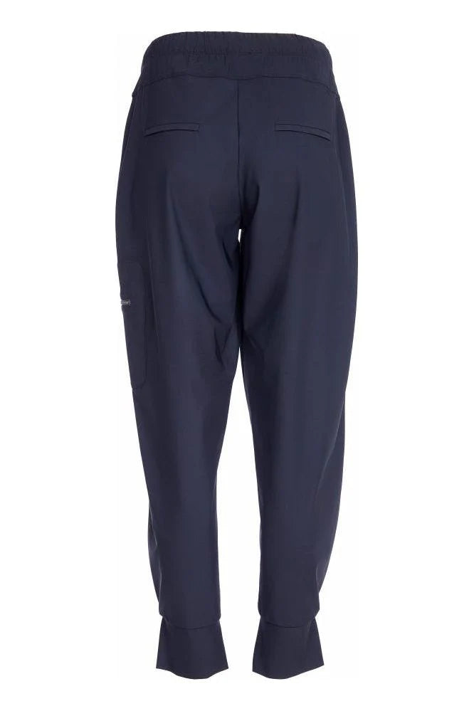 Naya Black Cuff Drawstring Trousers