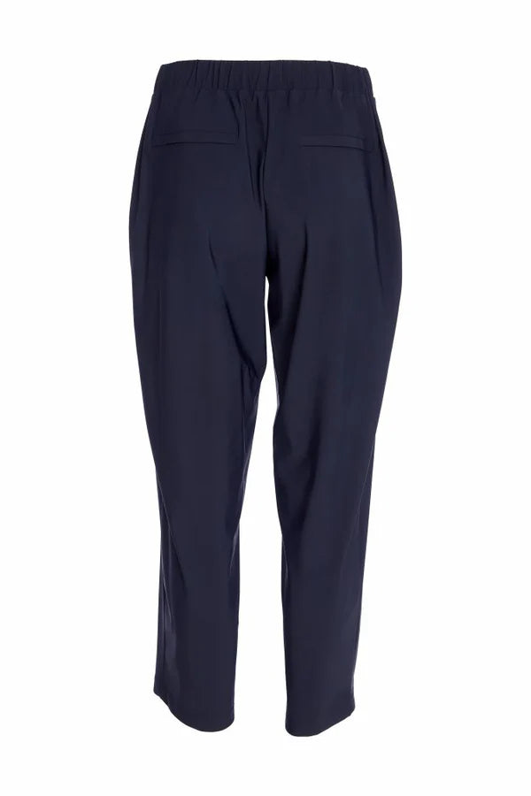 Naya Black Slim Leg Drawstring Waist Trousers