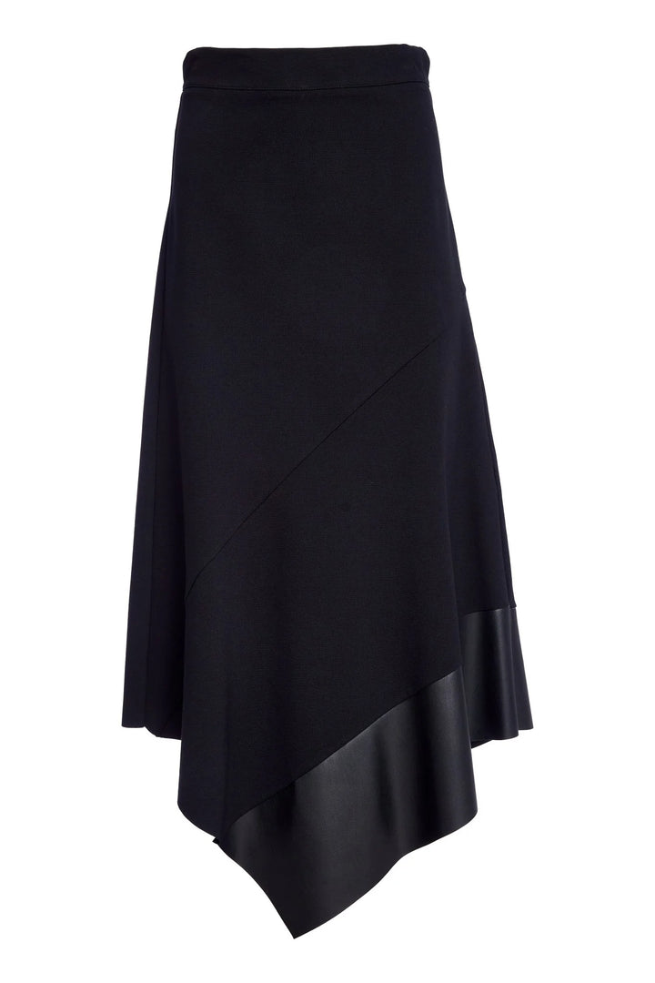 Naya Black Asymmetric Hem Skirt