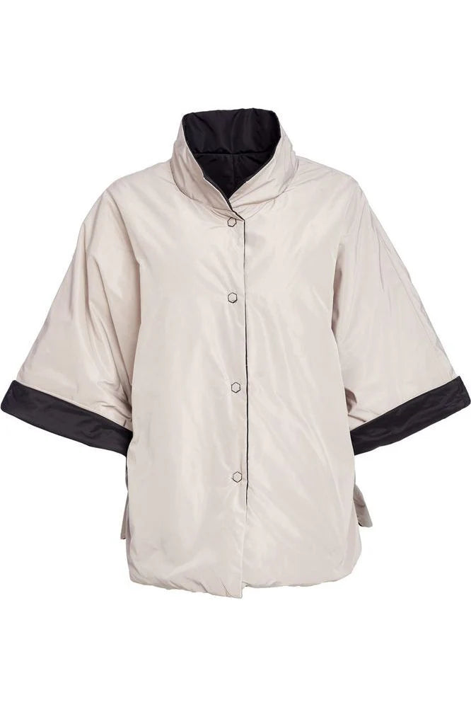 Naya Black & Beige High Neck Jacket