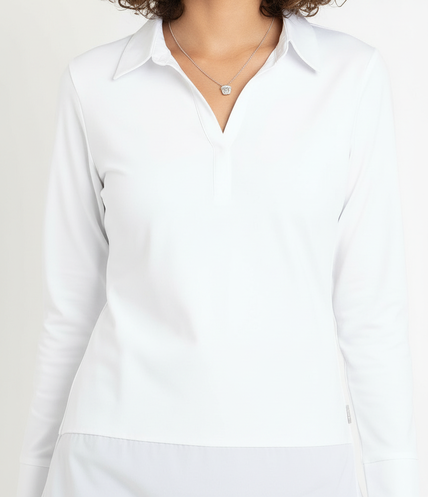 Decollage Peggy White Tunic Shirt