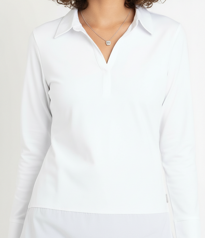 Decollage Peggy White Tunic Shirt