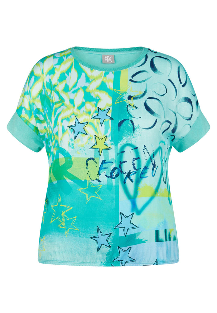Rabe T-Shirt Flow Motion Smaragd