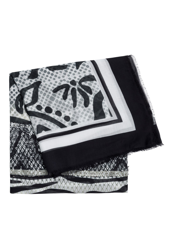 Tuzzi Scarf Ebony/Ivory
