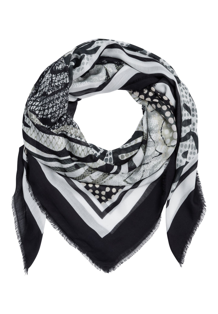 Tuzzi Scarf Ebony/Ivory