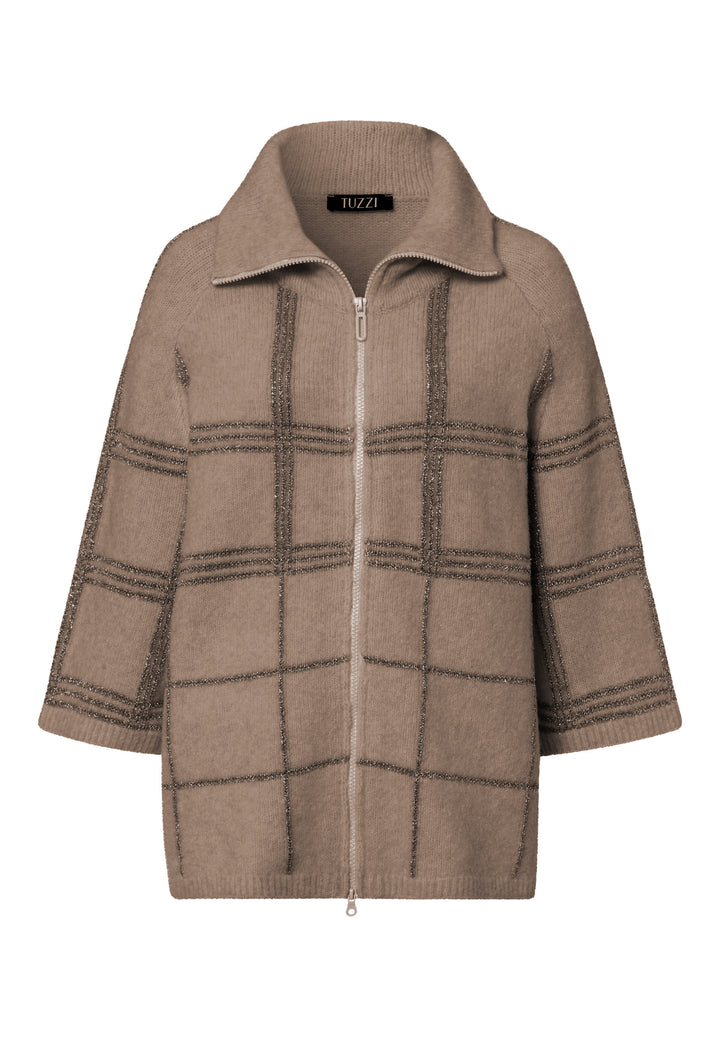 Tuzzi Half Sleeve Cardigan Truffle