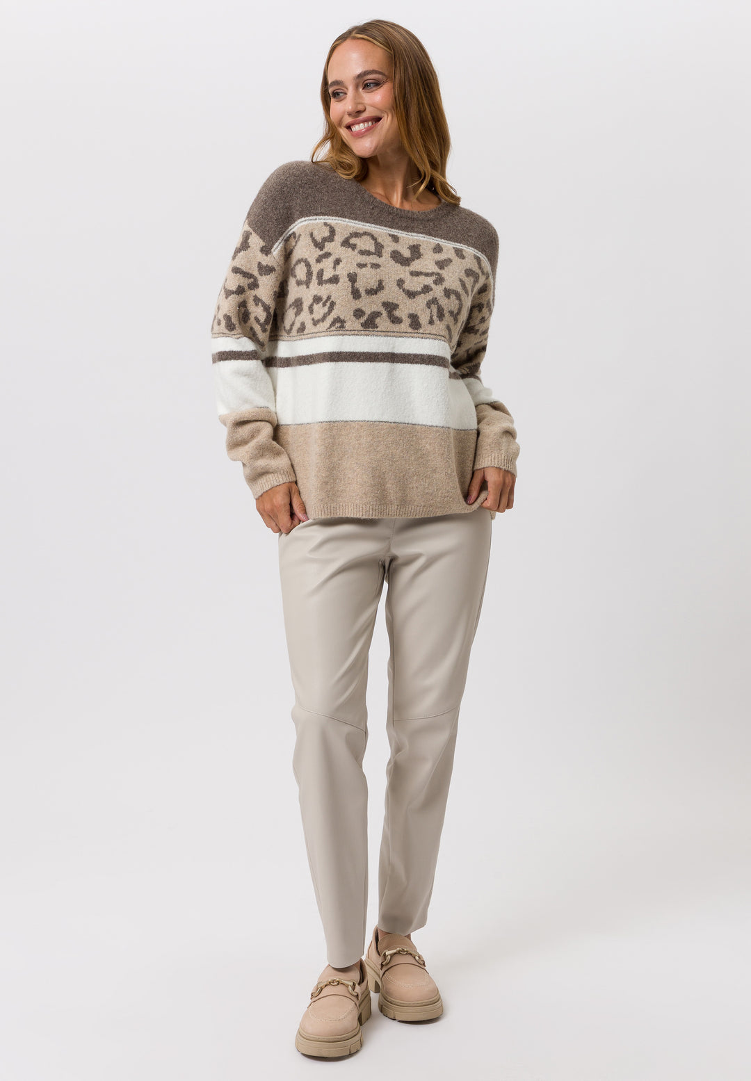 Tuzzi Full Sleeve Knit Pullover Runway Wild