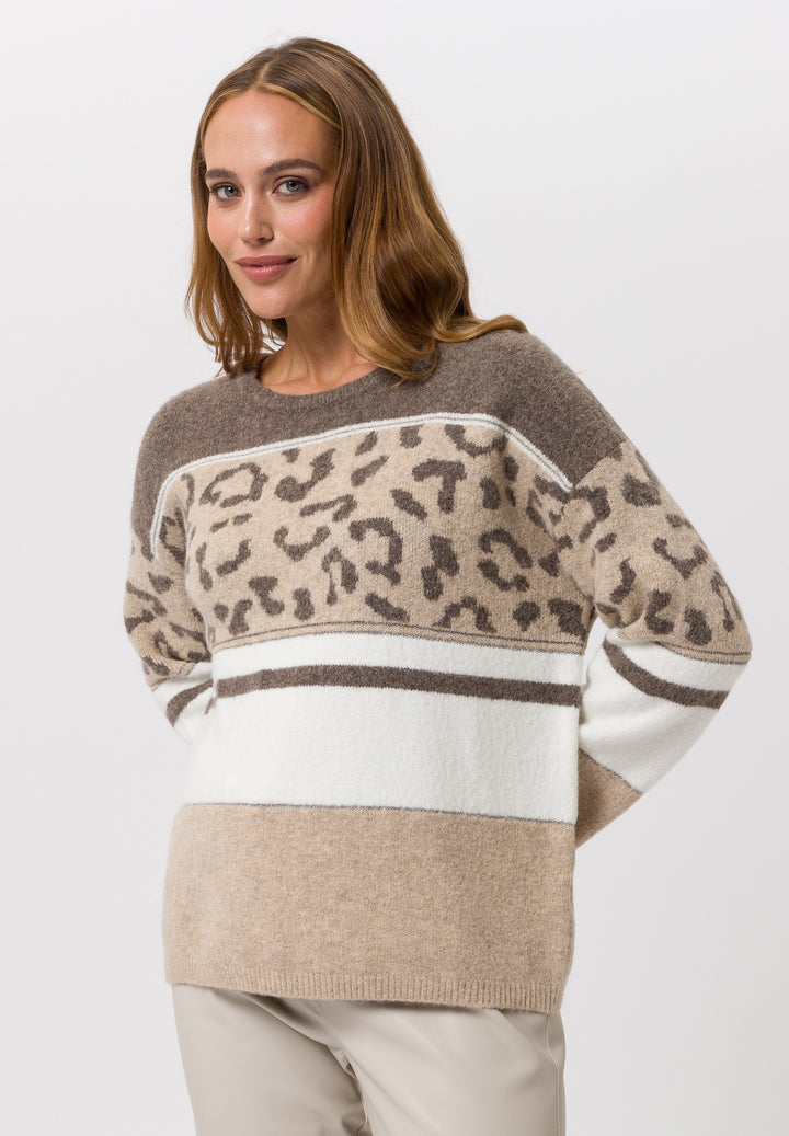 Tuzzi Full Sleeve Knit Pullover Runway Wild
