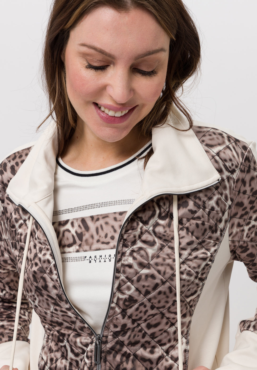 Tuzzi Unlined Long Sleeve Jacket Runway Wild