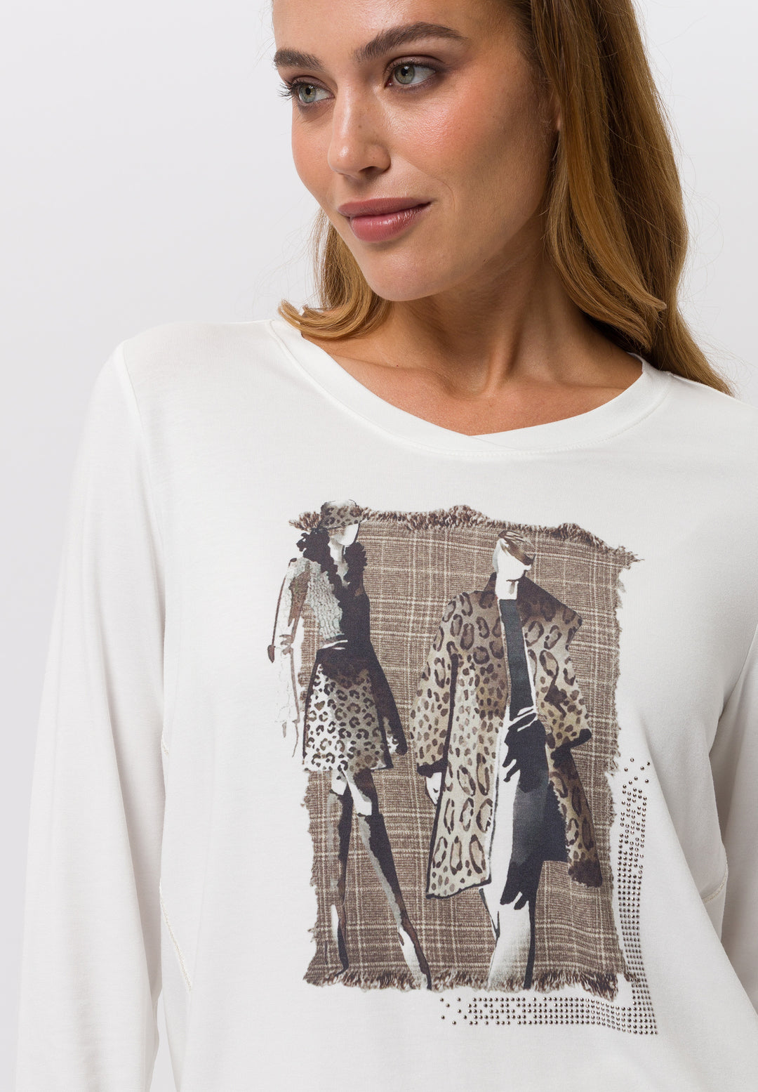 Tuzzi Long Sleeve T-Shirt Runway Wild