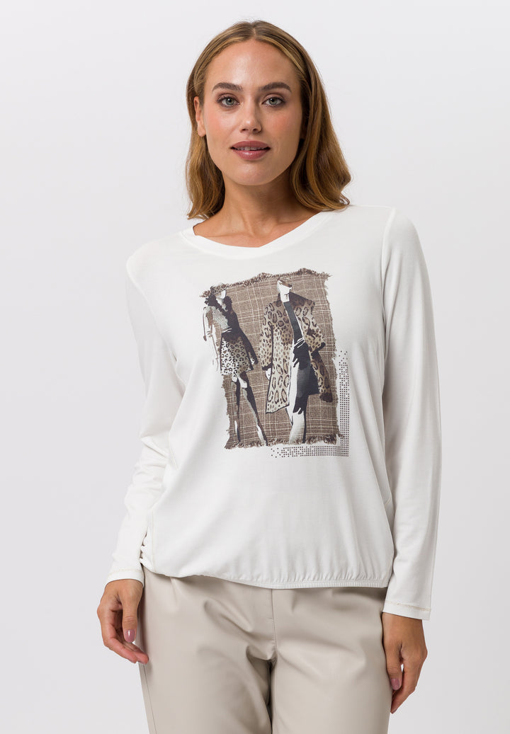 Tuzzi Long Sleeve T-Shirt Runway Wild