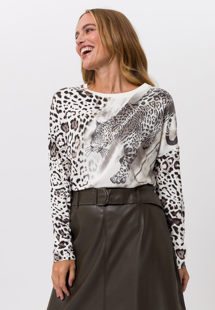 Tuzzi Long Sleeve T-Shirt Runway Wild