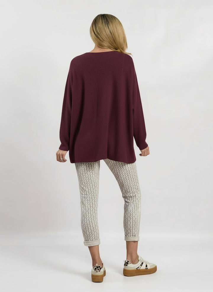 Decollage Mulberry Deck One Size Knit