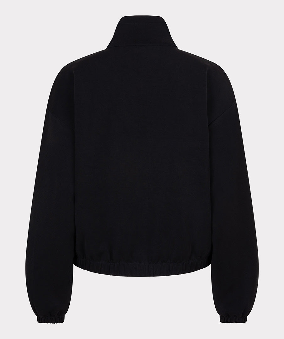 EsQualo Black Cardigan Bomber Modal