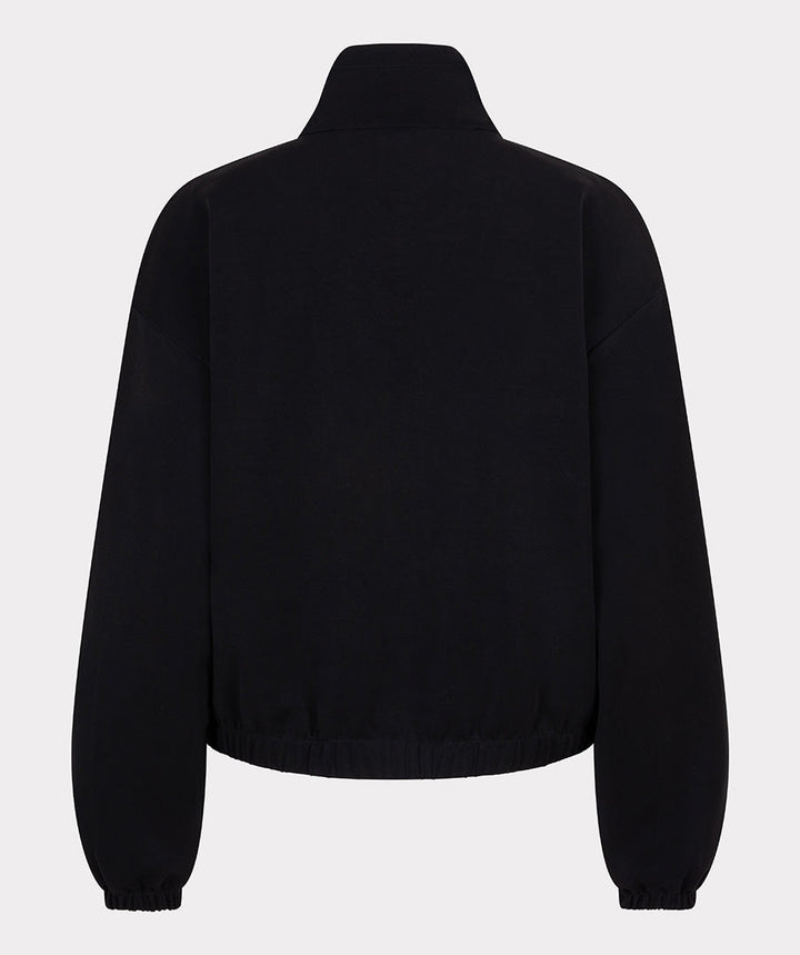 EsQualo Black Cardigan Bomber Modal